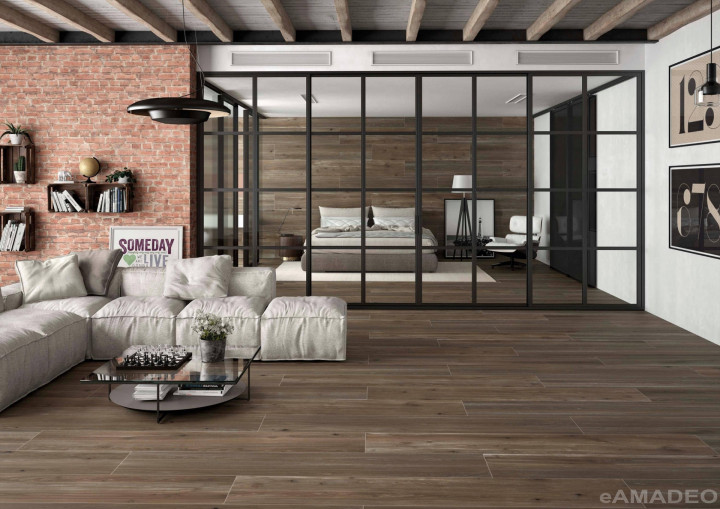 Industriální styl - dřevěné podlahy